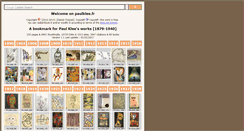 Desktop Screenshot of paulklee.fr